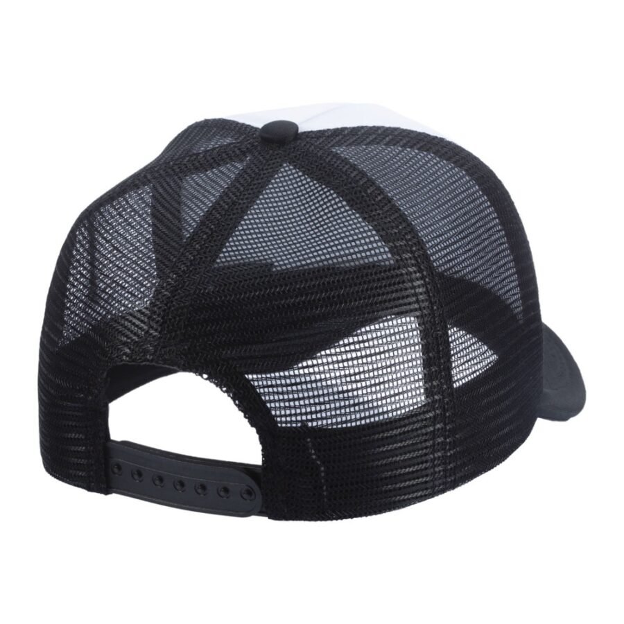 Boné Trucker Poliéster Preto Com Frente Branca - Cód 196 - Imagem 3