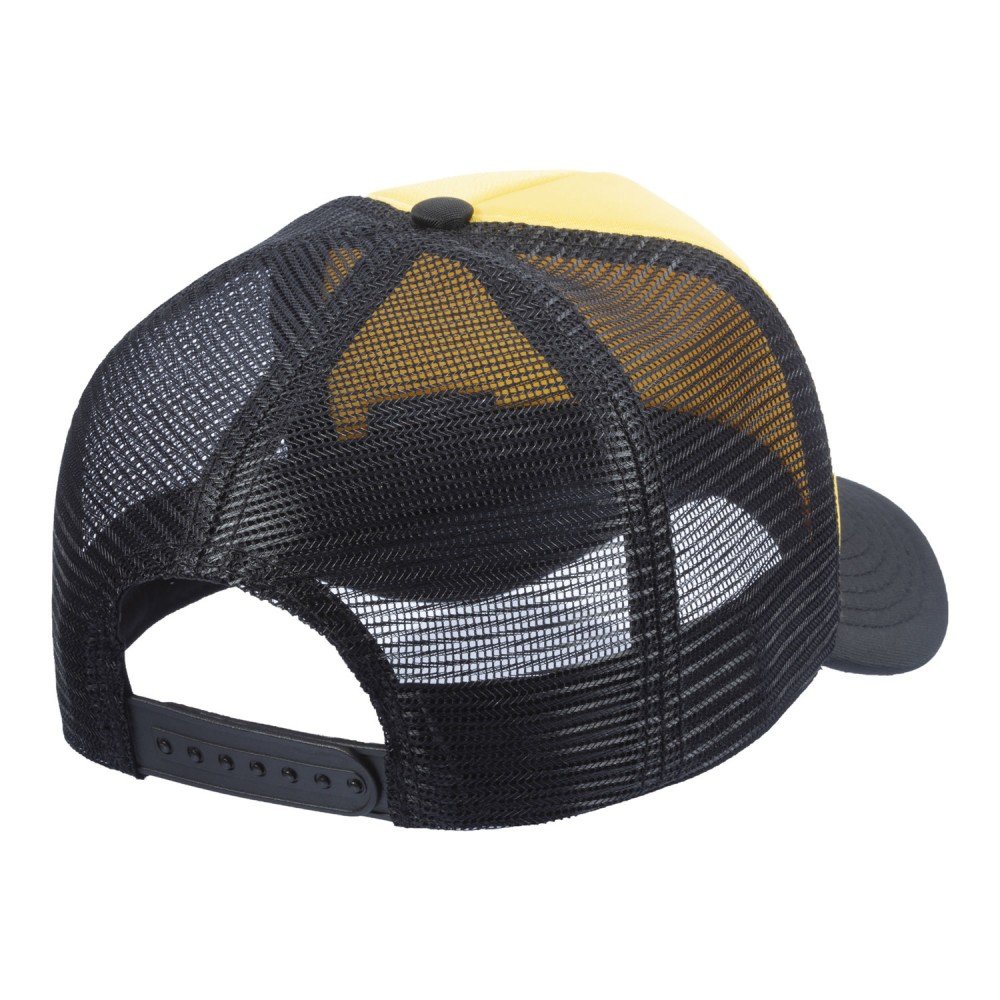 Boné Trucker Poliéster Preto Com Frente Amarela - Cód 199 - Imagem 3