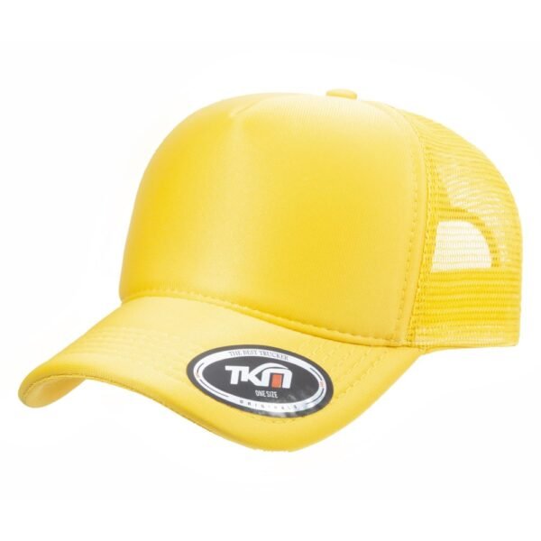 Boné Trucker Poliéster Amarelo - Cód 203