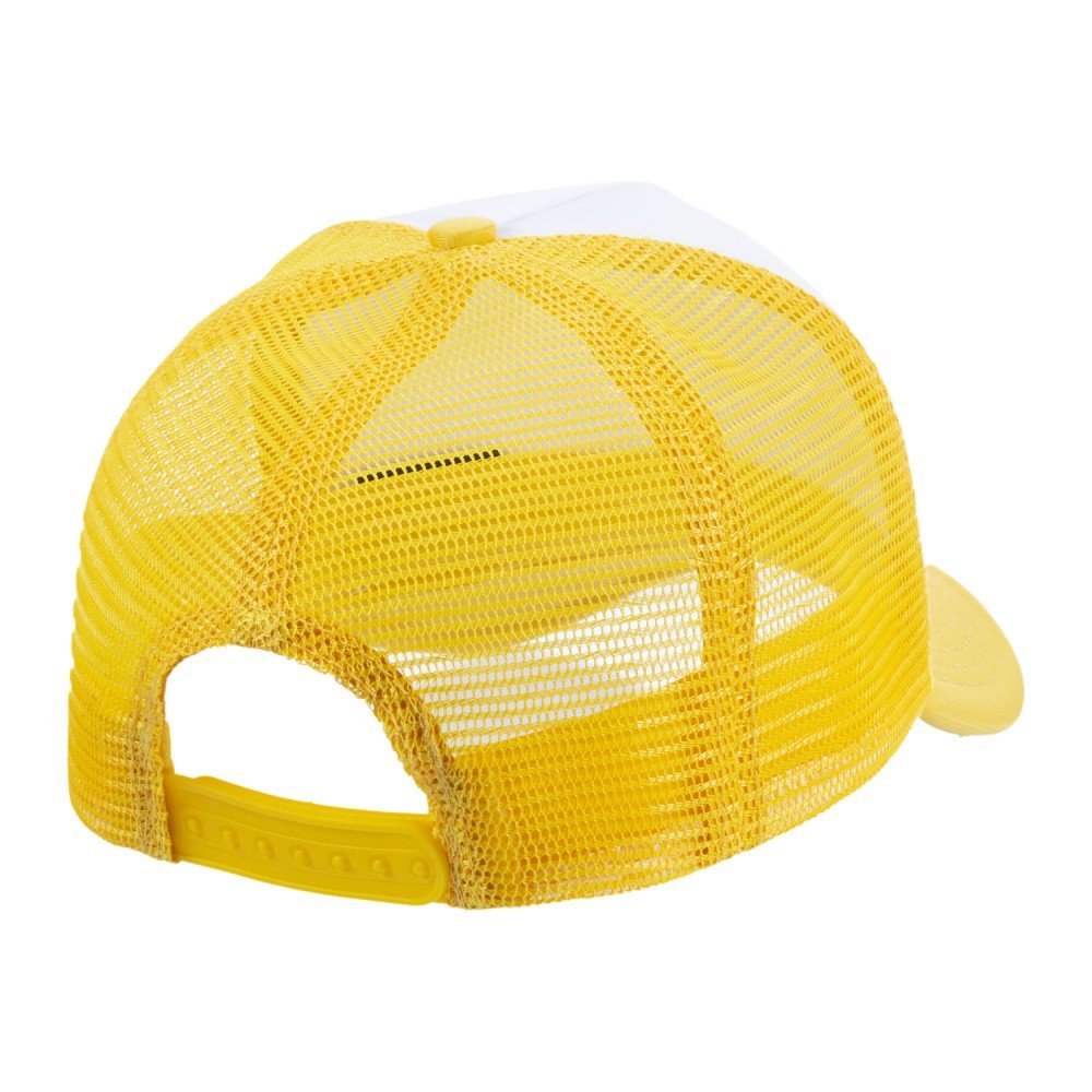 Boné Trucker Poliéster Amarelo Com Frente Branca - Cód 204 - Imagem 3
