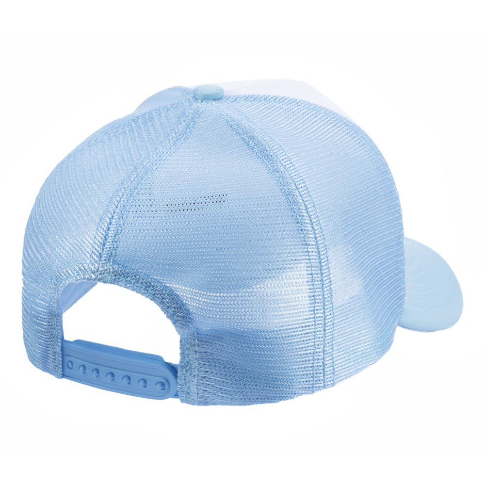 Boné Trucker Poliéster Azul Bebê Com Frente Branca - Cód 206 - Imagem 3