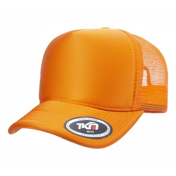 Boné Trucker Poliéster Laranja - Cód 211