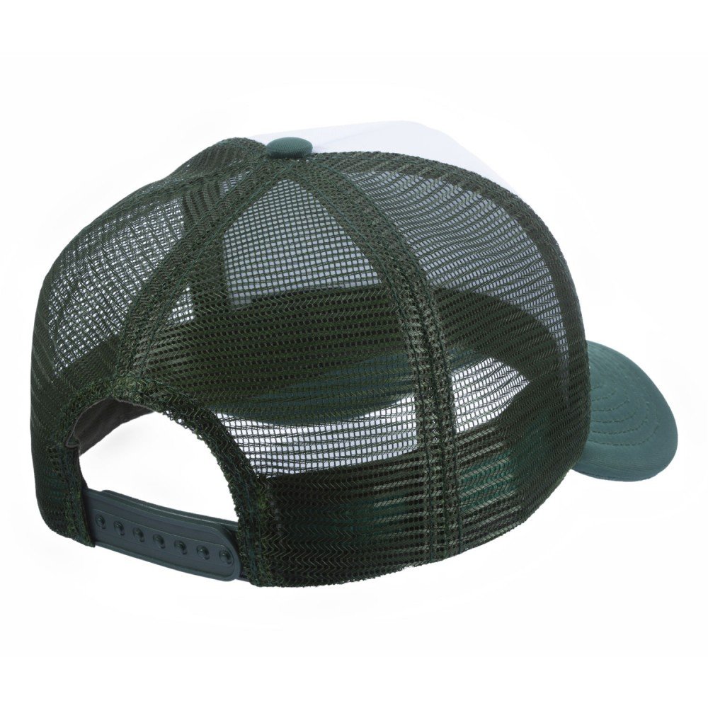 Boné Trucker Poliéster Verde Musgo Com Frente Branca - Cód 218 - Imagem 3