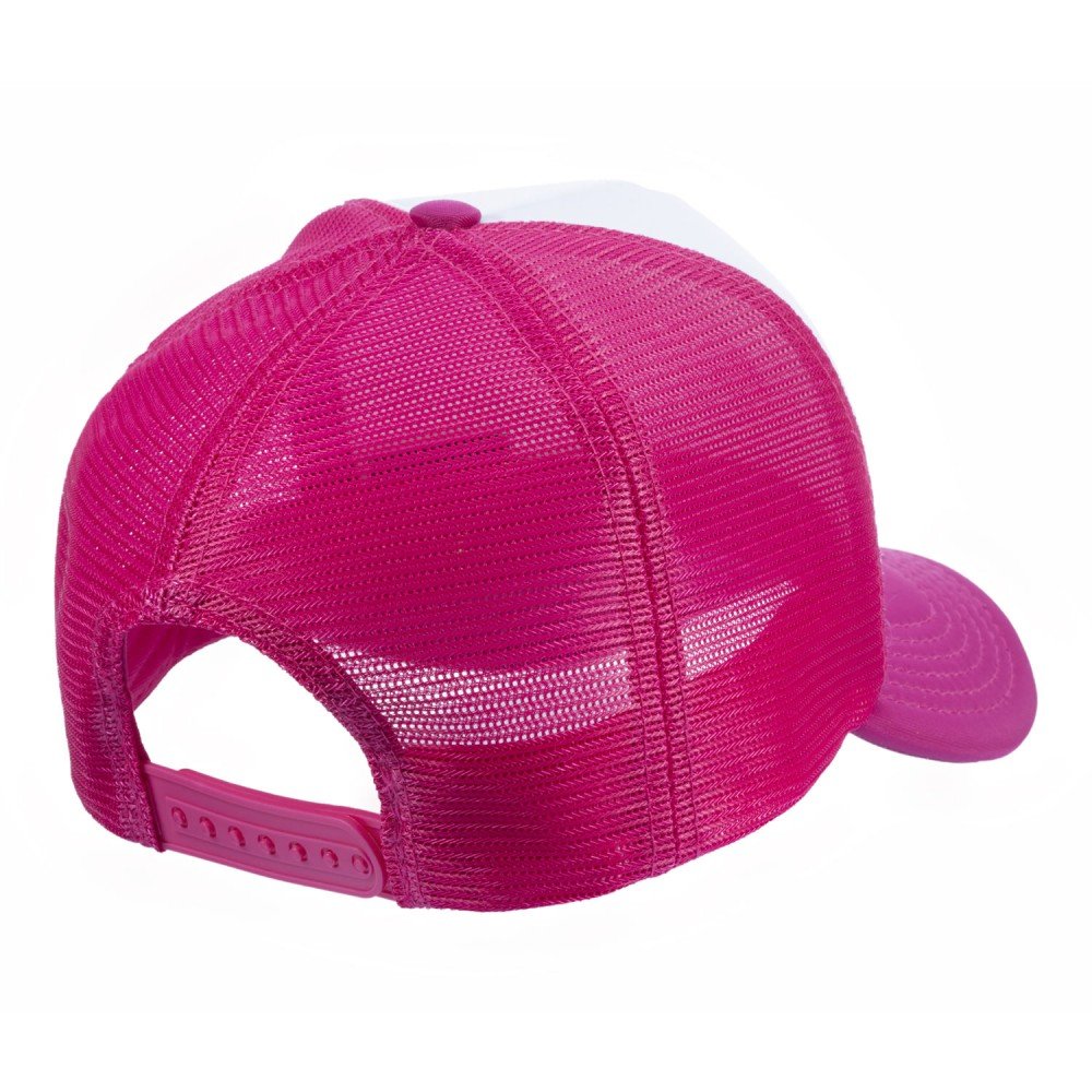 Boné Trucker Poliéster Pink Com Frente Branca - Cód 220 - Imagem 3