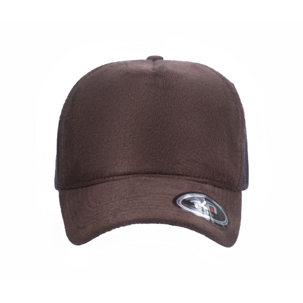 Boné Trucker Camurça Marrom - Cód 343 - Imagem 2