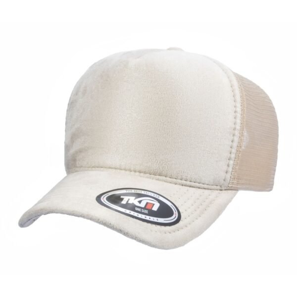 Boné Trucker Camurça Bege - Cód 346