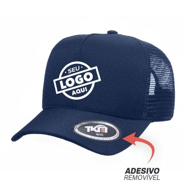Boné Trucker Sarja Poliéster Marinho - Cód 413