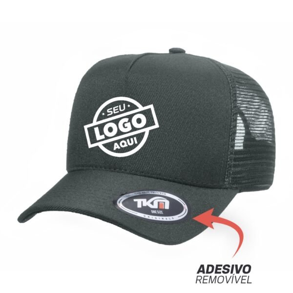 Boné Trucker Sarja Poliéster Chumbo - Cód 898