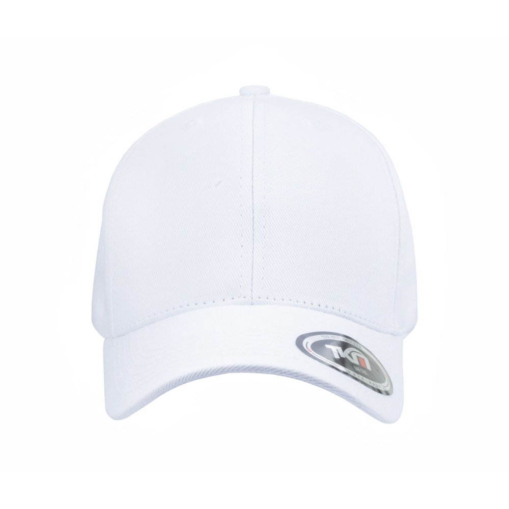 Boné 6 Painéis Sarja Algodão Branco - Cód 374 - Imagem 2