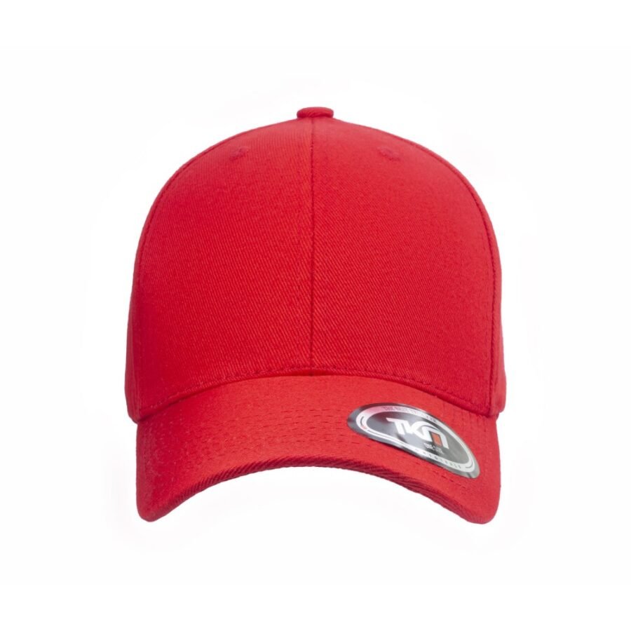 Boné 6 Painéis Sarja Algodão Vermelho - Cód 385 - Imagem 2