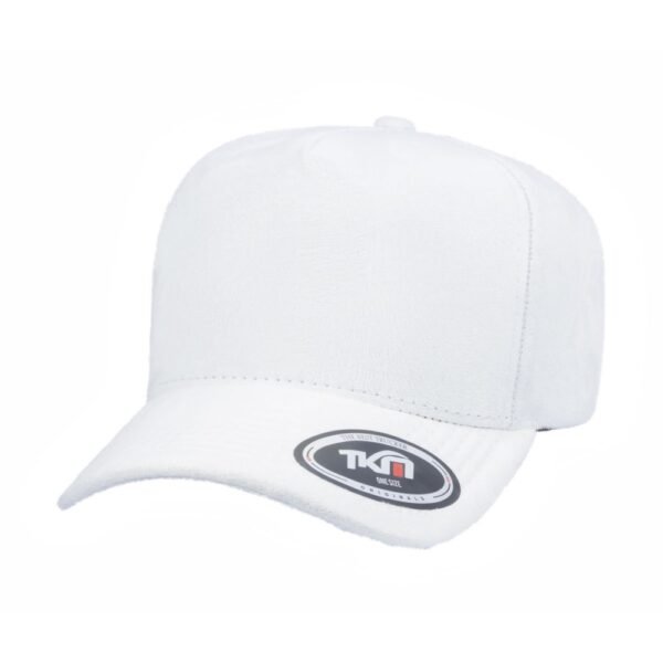 Boné 5 Painéis Camurça Branco - Cód 844