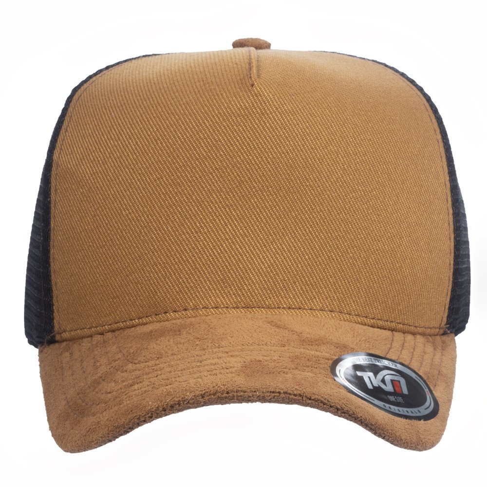 Boné Trucker Blend Caramelo Com Tela Preta - Cód 885 - Imagem 2