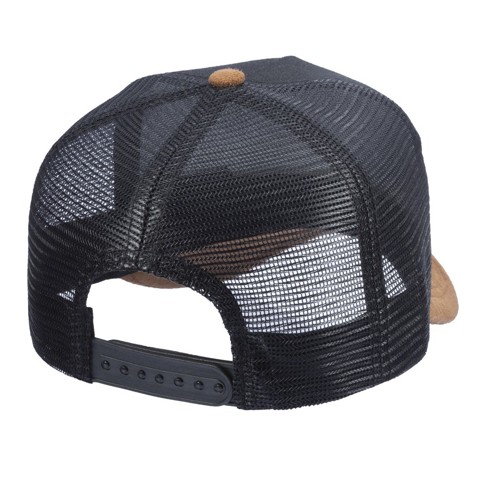 Boné Trucker Blend Preto Com Aba Caramelo - Cód 886 - Imagem 3