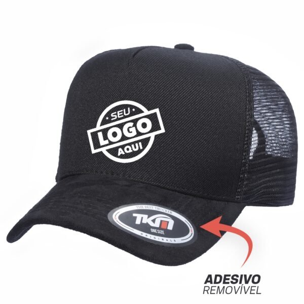 Boné Trucker Blend Preto - Cód 888