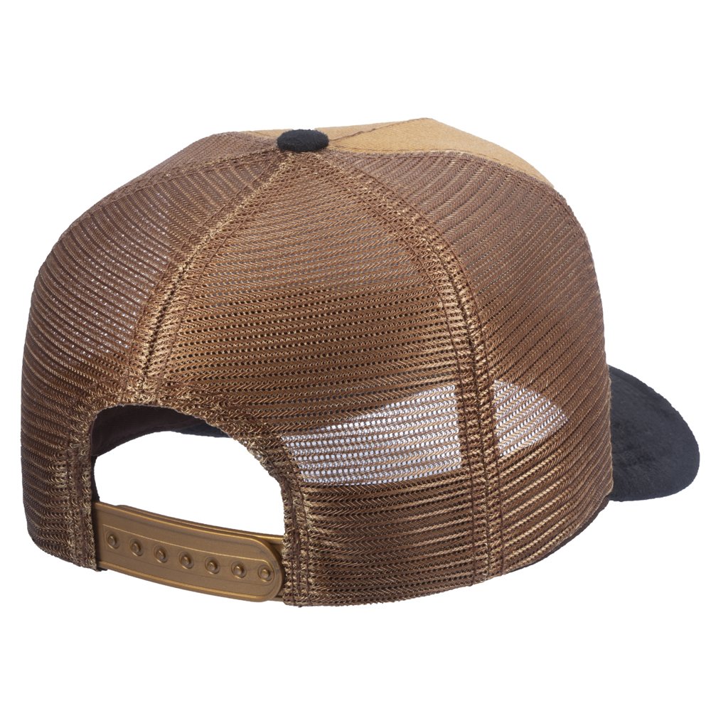 Boné Trucker Blend Caramelo Com Aba Preta - Cód 889 - Imagem 3